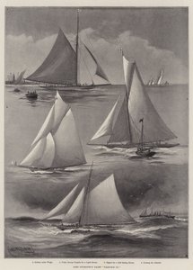 Yacht Valkyrie III de Lord Dunraven de Charles John de Lacy